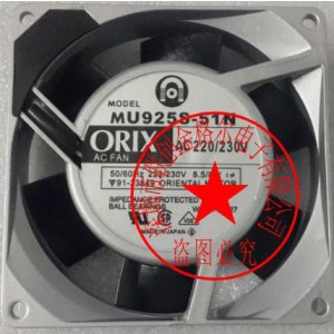 ORIX MU925S-51N 220/230V 8.5/8W fan